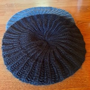 Ladies Knit Beret 2-Pair